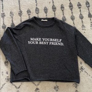 Zara cropped sweater